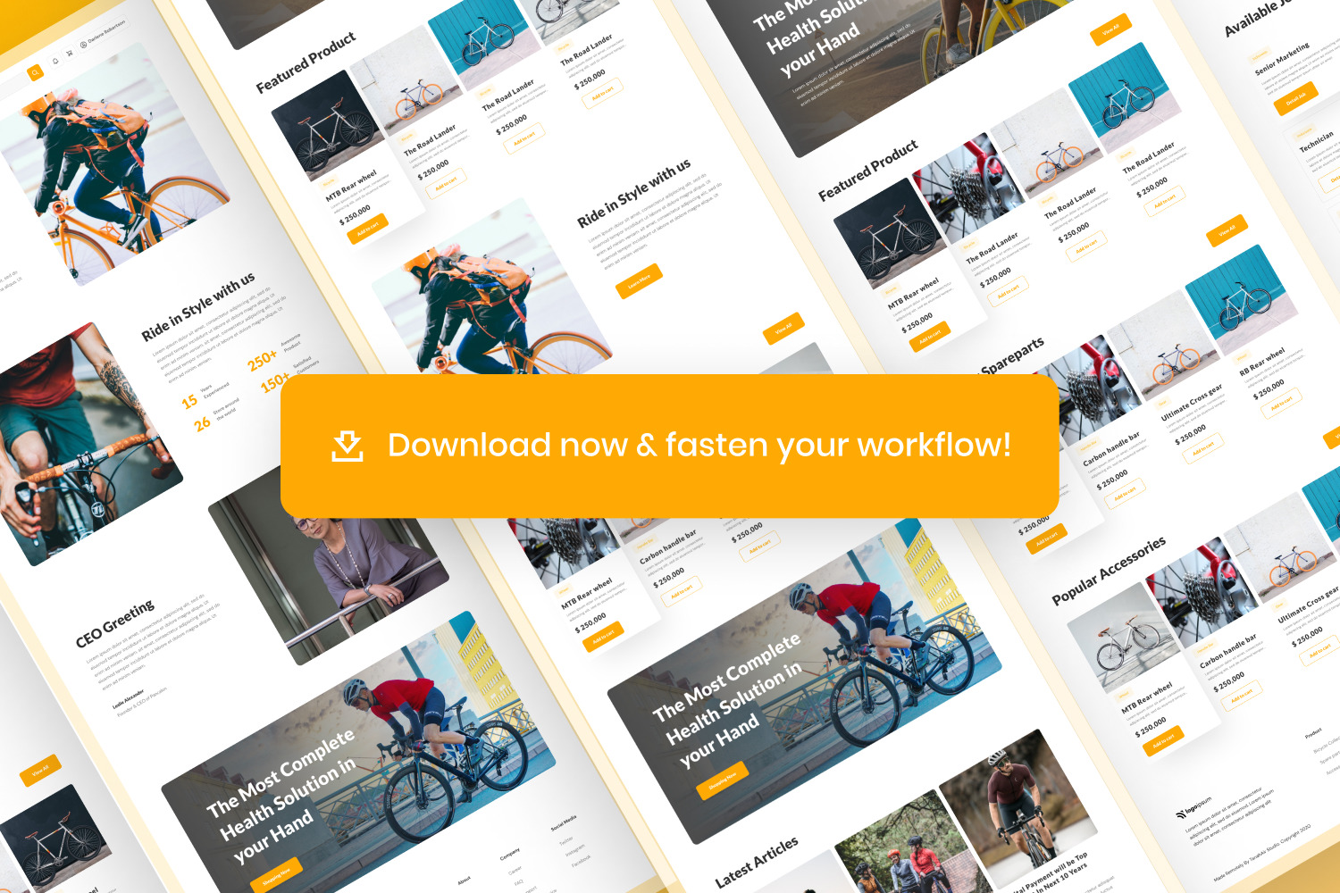 SpedaBapak - Bike Ecommerce Website Template