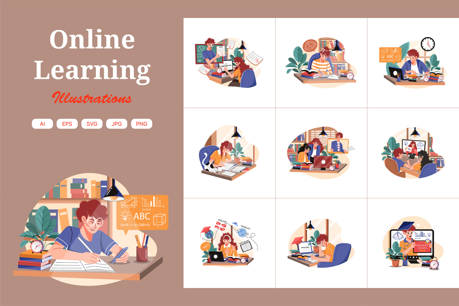 M374_Online Learning Illustrations