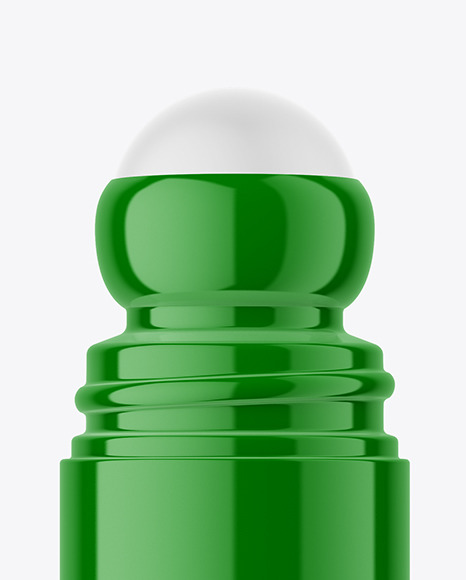 Glossy Roll-On Deodorant Mockup Glossy Roll-On Deodorant Mockup