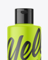 Matte Plastic Cosmetic Bottle Mockup