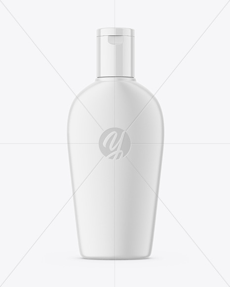 Matte Plastic Cosmetic Bottle Mockup