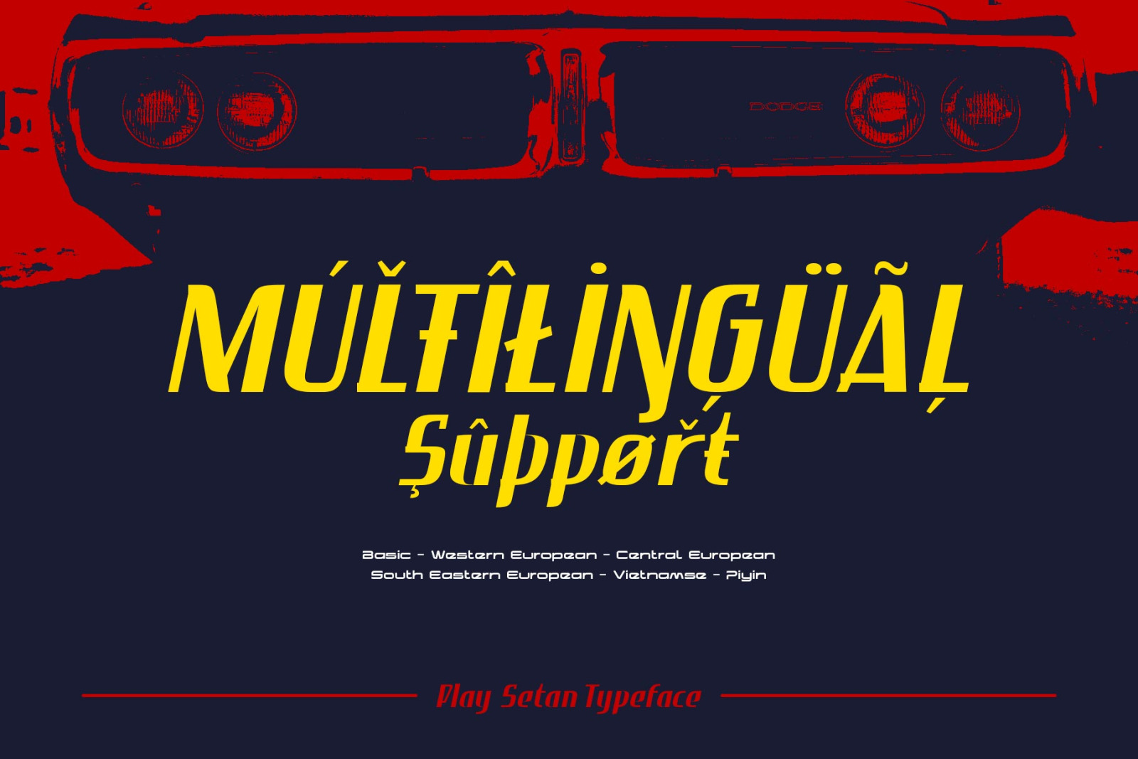 Play Setan Typeface Play Setan Typeface
