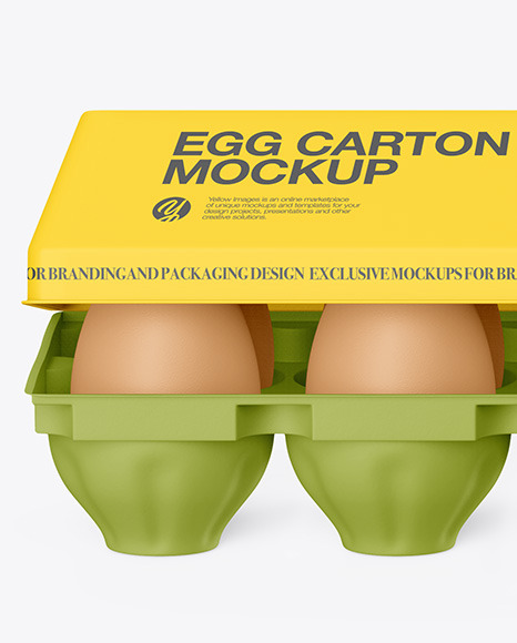 Egg Carton Pack Mockup