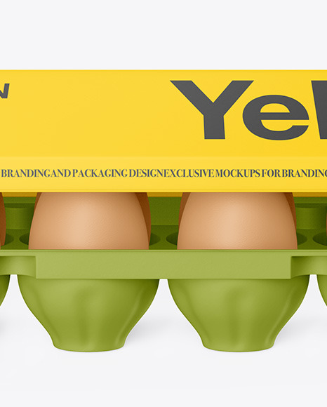 Egg Carton Pack Mockup