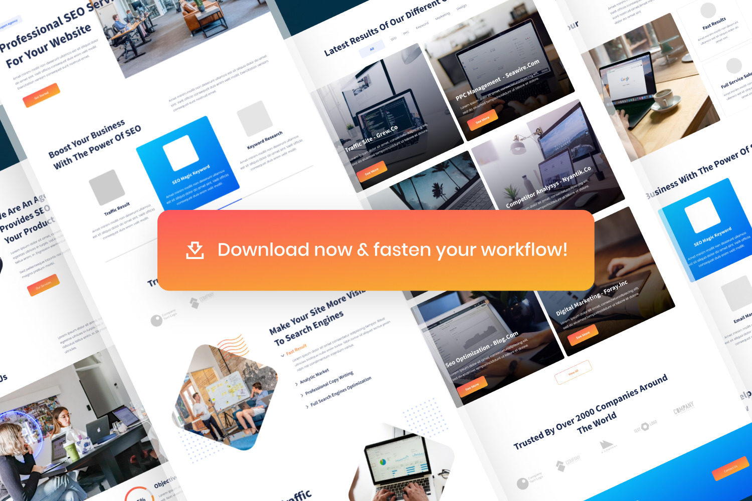 Petir Agency - Marketing Website Template