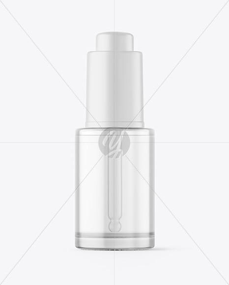 Clear Dropper Bottle Mockup