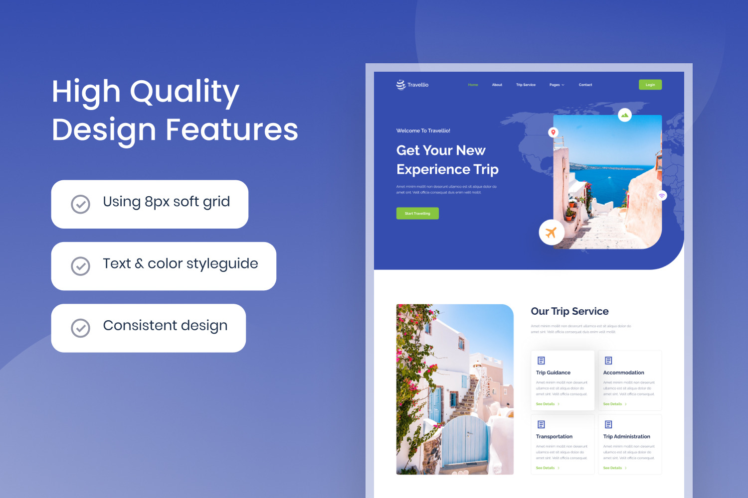 Travellio - Travel &amp; Tourism Information Website Template