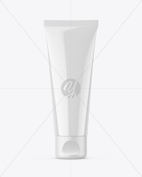 Glossy Plastic Tube Mockup