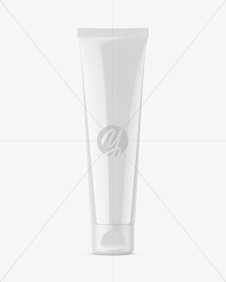 Glossy Plastic Tube Mockup