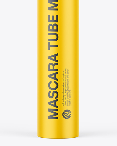 Matte Mascara Tube Mockup