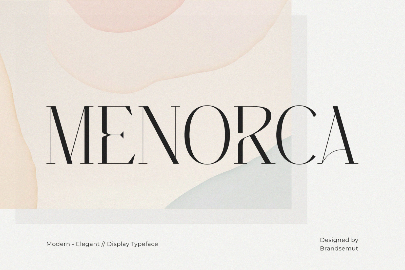 Menorca – Stylish Typeface Menorca – Stylish Typeface