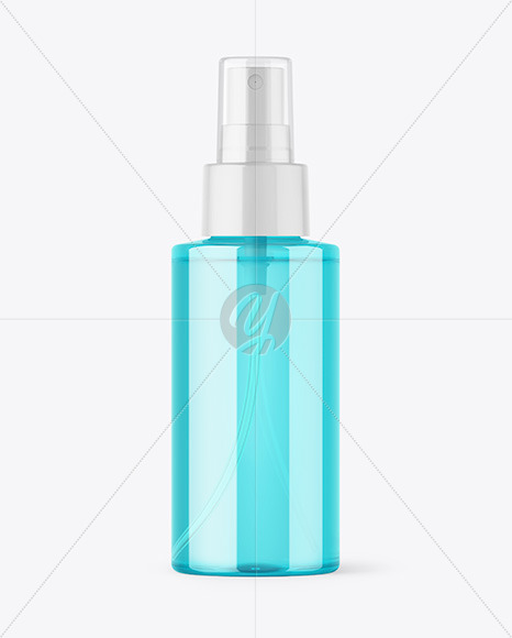 Colored Spray Bottle Mockup