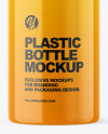 Glossy Cosmetic Bottle with Pump Mockup