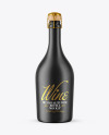 Ceramic Champagne Bottle Mockup