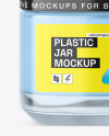 Clear Glass Cosmetic Jar Mockup