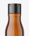 Amber Plastic Cosmetic Bottle Mockup Amber Plastic Cosmetic Bottle Mockup