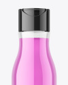 Clear Plastic Cosmetic Bottle Mockup Clear Plastic Cosmetic Bottle Mockup