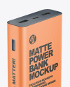 Matte Power Bank Mockup