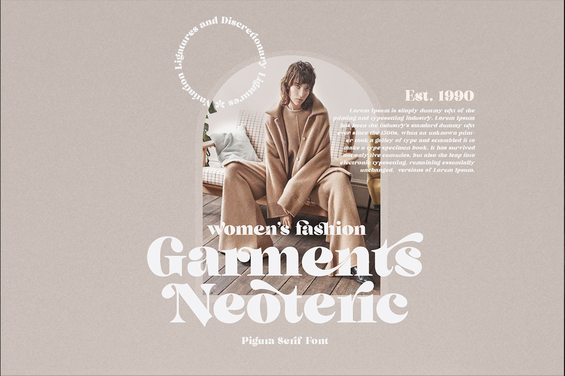 Pigura - Modern Serif Typeface Pigura - Modern Serif Typeface