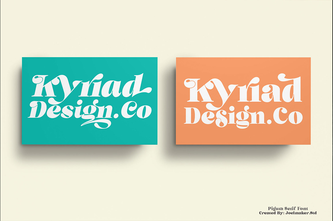 Pigura - Modern Serif Typeface Pigura - Modern Serif Typeface