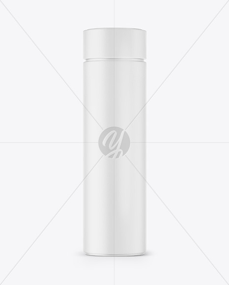 Matte Thermos Bottle Mockup