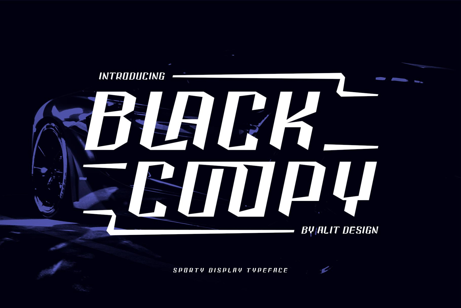 Black Coopy Typeface