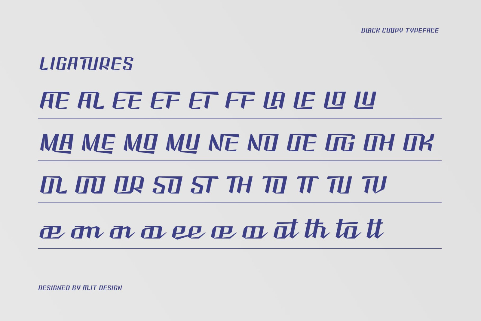 Black Coopy Typeface Black Coopy Typeface