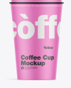 Matte Coffee Cup Mockup