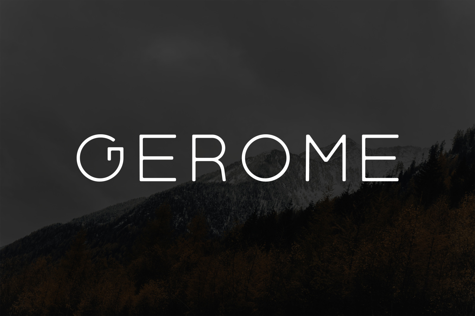 GEROME FONT GEROME FONT