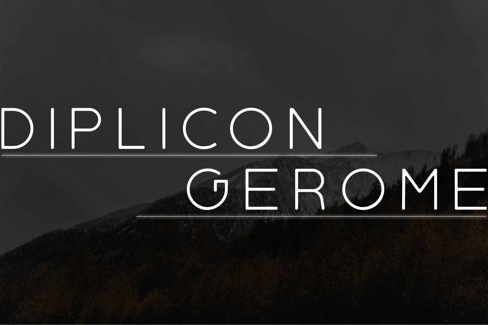 GEROME FONT GEROME FONT