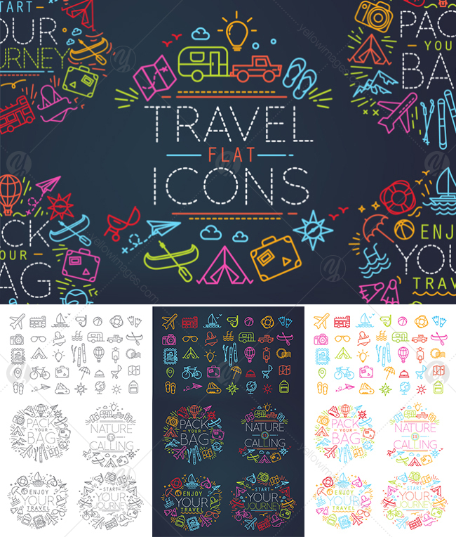 Travel Flat Icons Travel Flat Icons