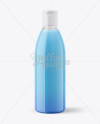 Clear Plastic Bottle With Liquid Mockup