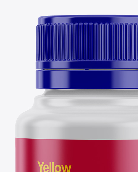 Plastic Pill Bottle Mockup