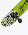 Skateboard Mockup - Back Half Side View