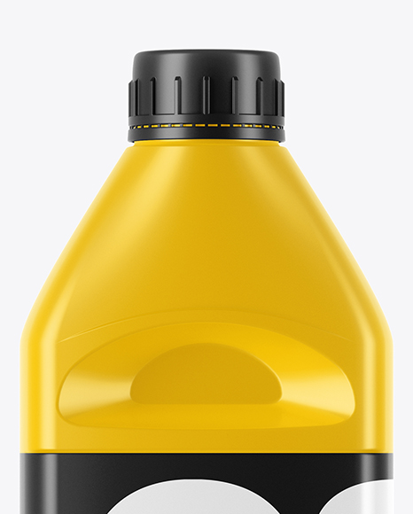 Glossy Plastic Jerrycan Mockup