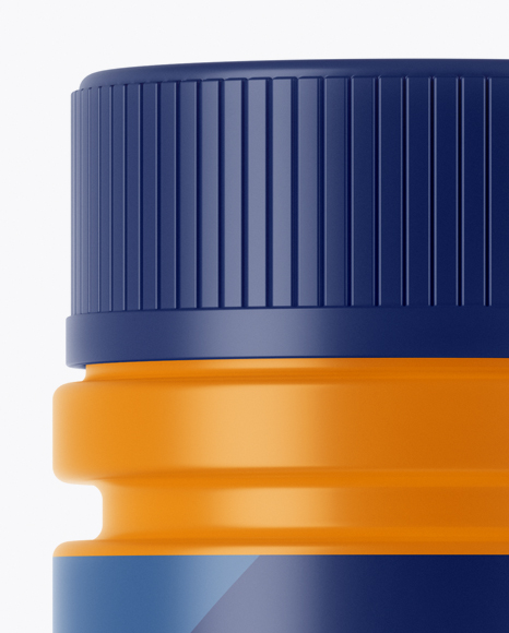 Glossy Pill Bottle Mockup