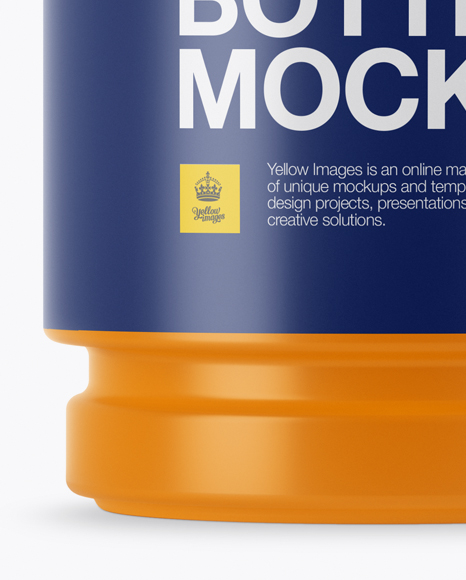 Glossy Pill Bottle Mockup