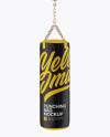 Punching Bag Mockup - Front View