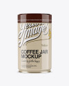 Glossy Coffee Jar Mockup