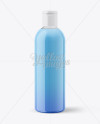 Clear Plastic Bottle With Liquid Mockup