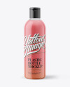 Clear Plastic Bottle With Liquid Mockup