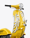 Z Scooter Bel & Bel Mockup - Right Half Side View