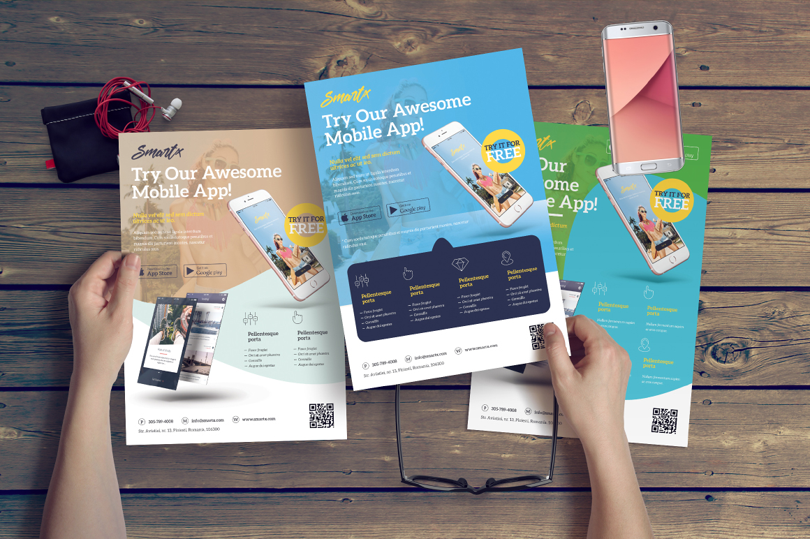 Mobile App Flyer Mobile App Flyer