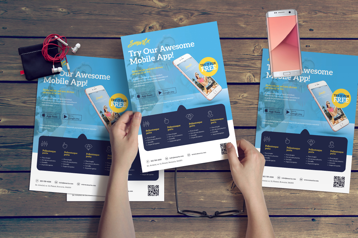 Mobile App Flyer Mobile App Flyer