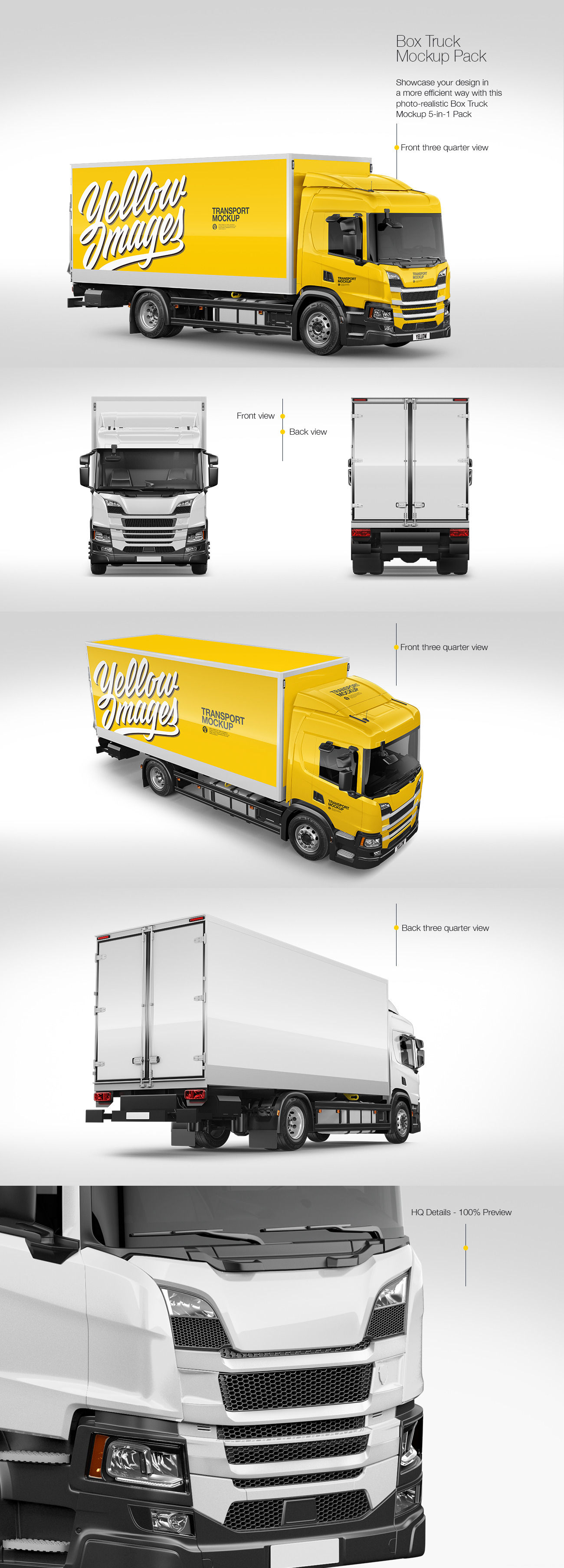 Box Truck Mockup Pack