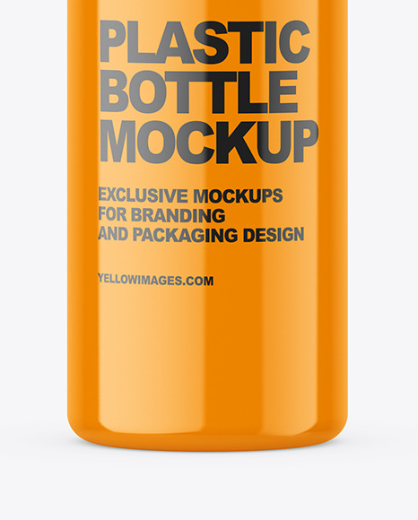 Glossy Spray Bottle Mockup