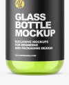 Clear Glass Bottle Mockup