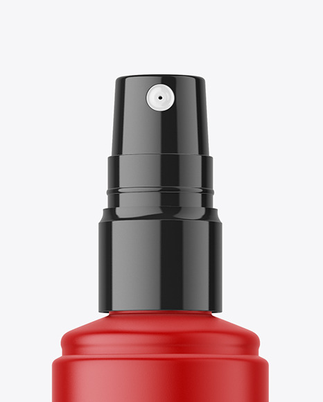 Matte Spray Bottle Mockup