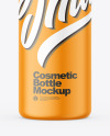 Matte Plastic Cosmetic Bottle Mockup