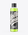 Clear Plastic Cosmetic Bottle Mockup Clear Plastic Cosmetic Bottle Mockup